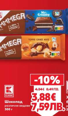 Шоколад различни видове