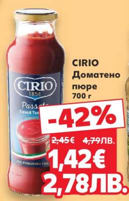 CIRIO Доматено пюре
