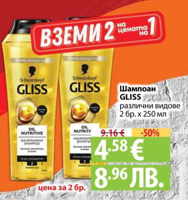 Шампоан GLISS