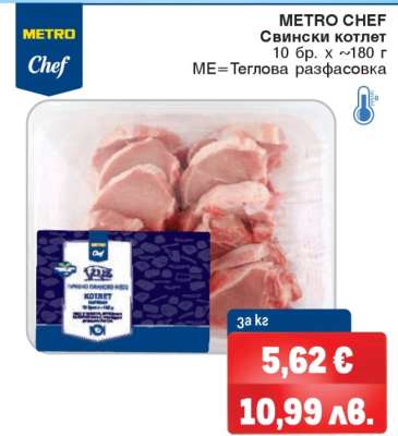 METRO CHEF Свински котлет