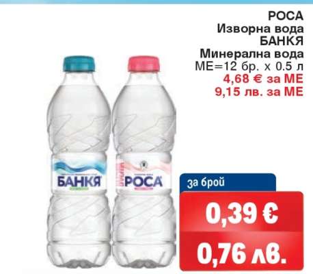 РОСА Изворна вода БАНКЯ