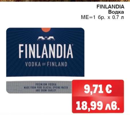 FINLANDIA Водка