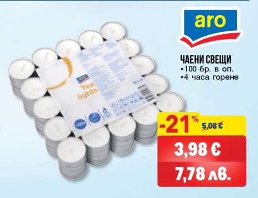 Чаени свещи