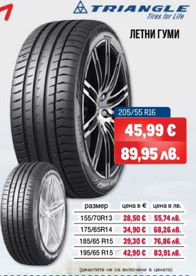 TRIANGLE Летни гуми