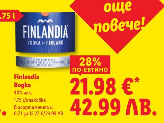 FINLANDIA Водка