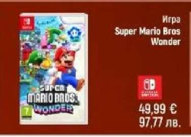 Игра Super Mario Bros Wonder
