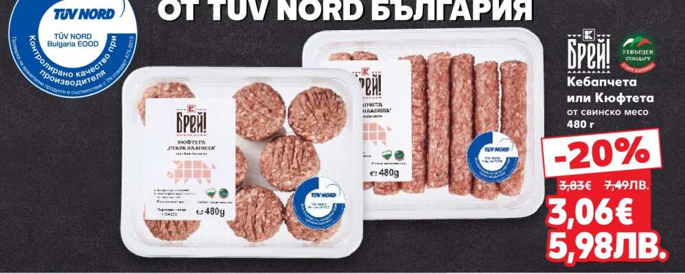 Кебапчета или Кюфтета от смляно месо