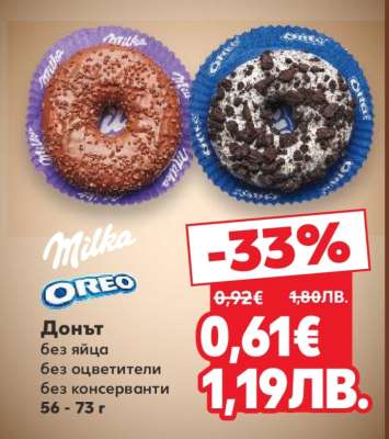Донът Milka Oreo