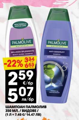 ШАМПОАН ПАЛМОЛИВ