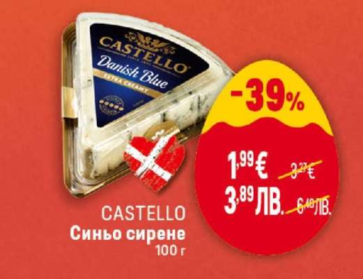 Castello Синьо сирене