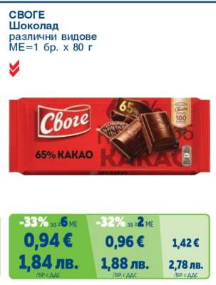 Своге Шоколад
