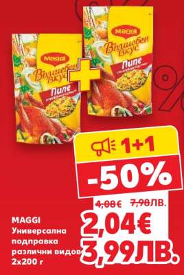 MAGGI Универсална подправка различни видове 2x200 г