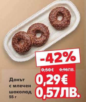 Донът с млечен шоколад