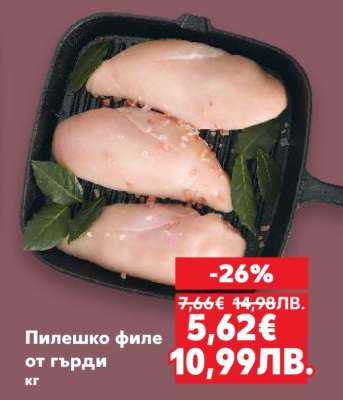 Пилешко филе от гърди