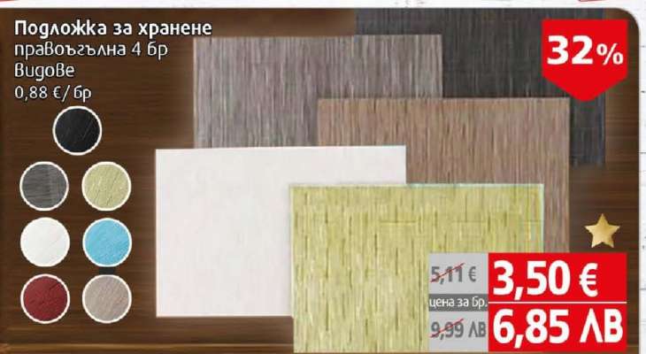 Подложка за хранене