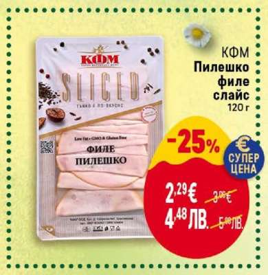КФМ Пилешко филе слайс