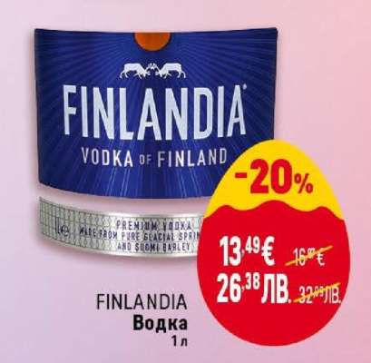 FINLANDIA Водка