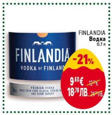 FINLANDIA Водка