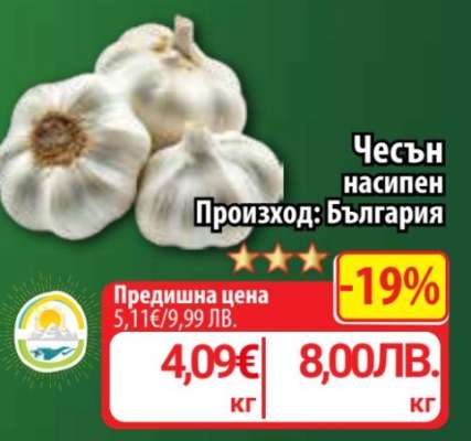 Чесън насипен