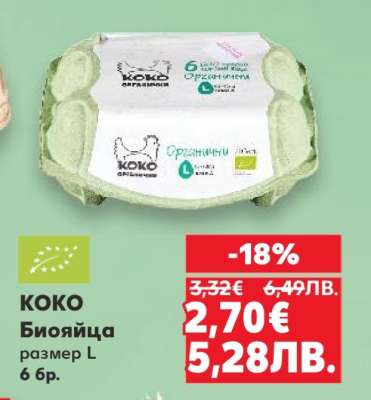 КОКО Био яйца