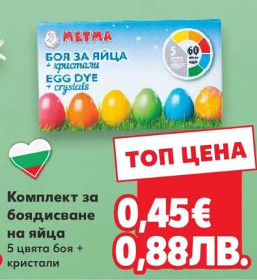 Комплект за боядисване на яйца