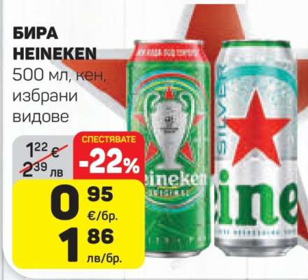 Бира Heineken