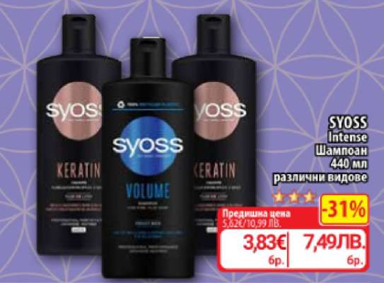 SYOSS Intense Шампоан