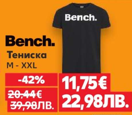 Bench. Тениска