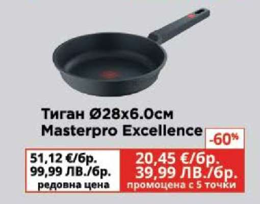 Тиган Ø28x6.0см Masterpro Excellence