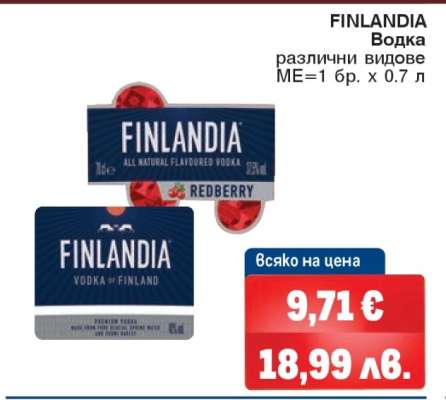 FINLANDIA Водка