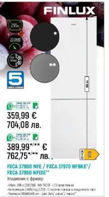 FINLUX FXCA 37900 NFE / FXCA 37970 NFBKE / FXCA 37950 NFIXE