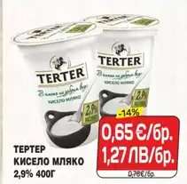 Тертер Кисело мляко