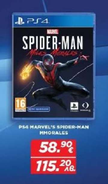 PS4 MARVEL'S SPIDER-MAN MORALES