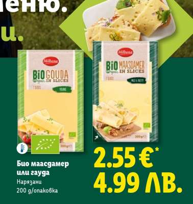 Био маасдамер или гауда