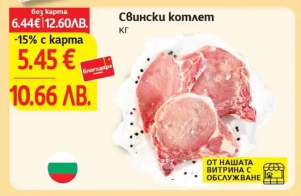 Свински котлет