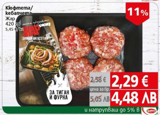 Кюфтета/кебапчета Жар