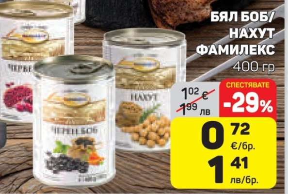 Бял боб; Нахут; ФАМИЛЕКС