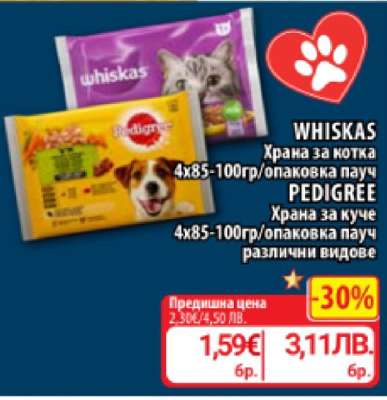 WHISKAS/PEDIGREE