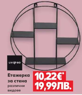 Етажерка за стена