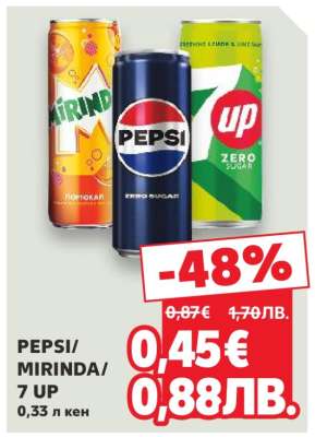 PEPSI/ MIRINDA/ 7 UP