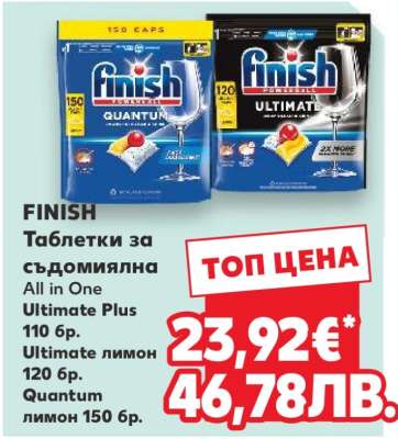 FINISH Таблетки за съдомиялна
