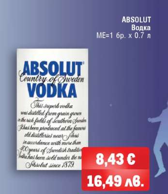 ABSOLUT Водка