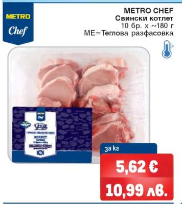 METRO CHEF Свински котлет