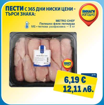 METRO CHEF Пилешко филе пеперуда