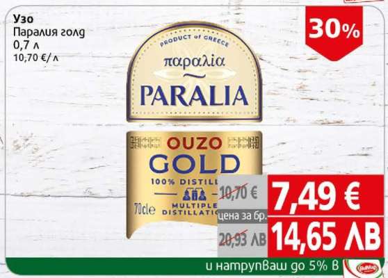 Узо Паралия Голд
