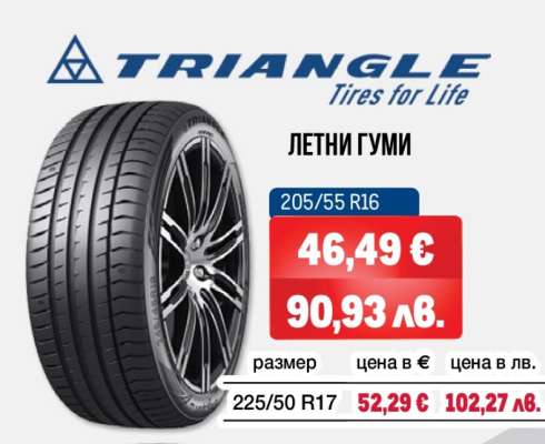 TRIANGLE ЛЕТНИ ГУМИ 205/55 R16
