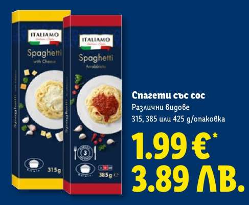 Спагети със сос