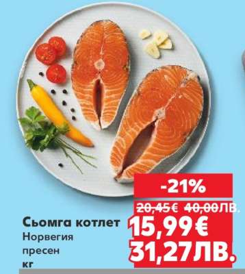 Сьомга котлет