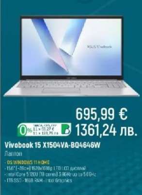 Vivobook 15 X1504VA-BQ4646W