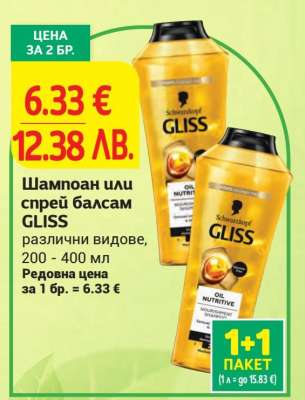 Schwarzkopf GLISS